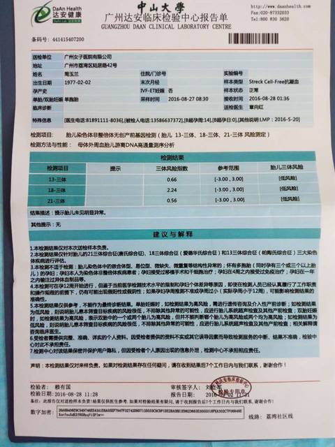 无创低风险!通过了_无创低风险!通过了_宝宝树
