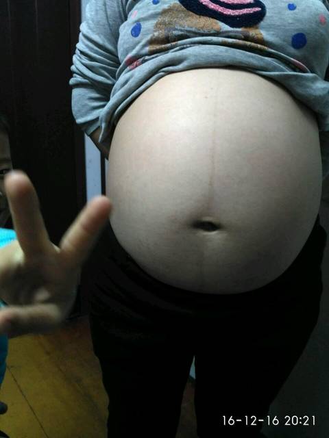 宝妈们帮我看看是上怀还是下怀_一月圈的宝妈