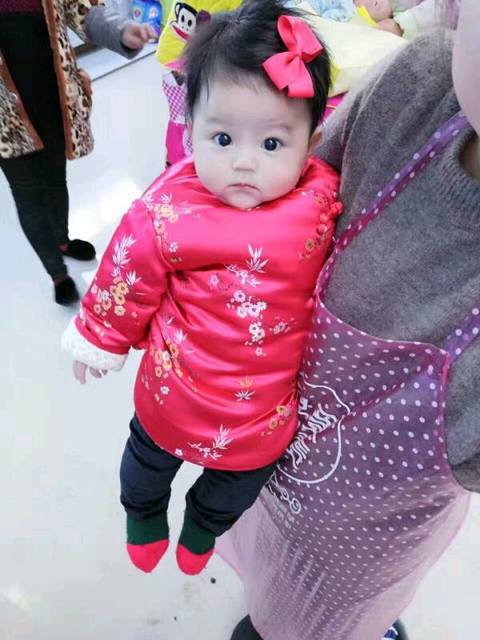 宝宝过年唐装,手工宝宝棉衣。_款式独家设计,