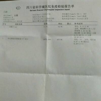 前几天两次自测都显示怀孕,今天去医院检查确