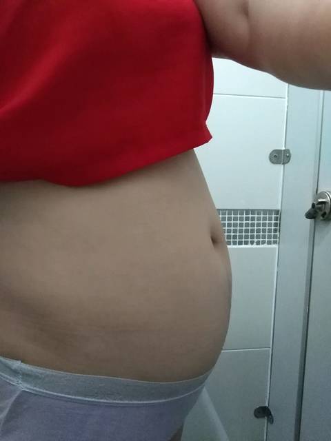 怀孕14周+,肚子大的像5个月的!_有没有宝妈有