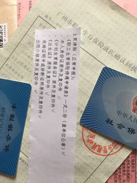 在广州个人和公司要备什么资料申请生育津贴_