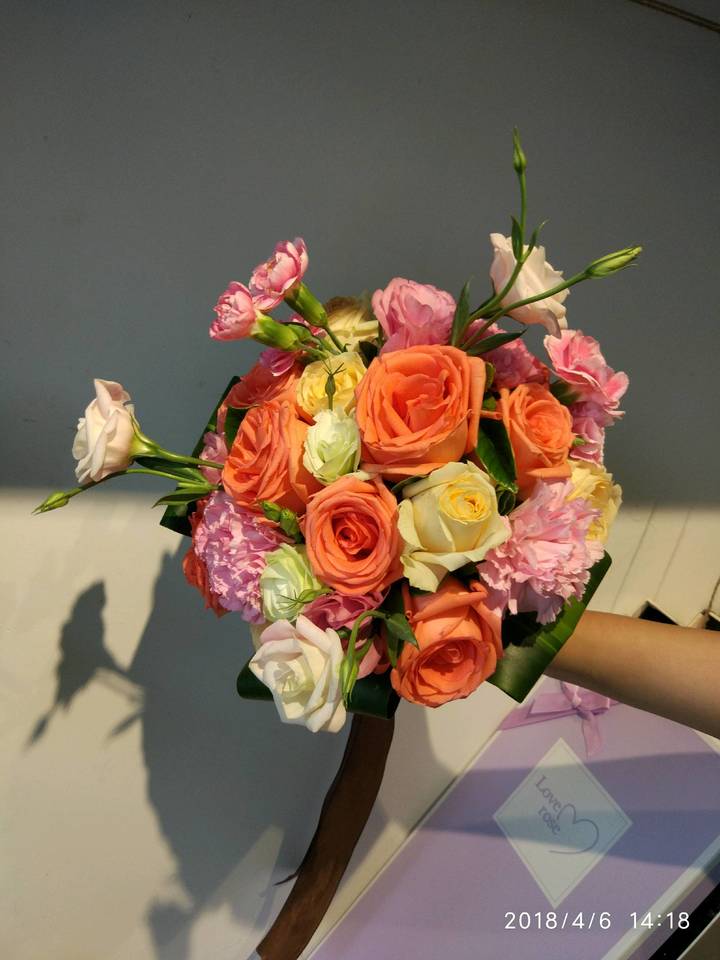 圆形手捧花