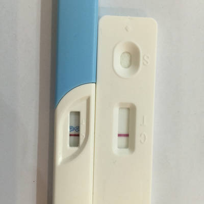 11月26号打了00单位hcg 今天早上测的早孕 印很炎到底是药没有代谢完 还是有机会好孕呢 宝宝树