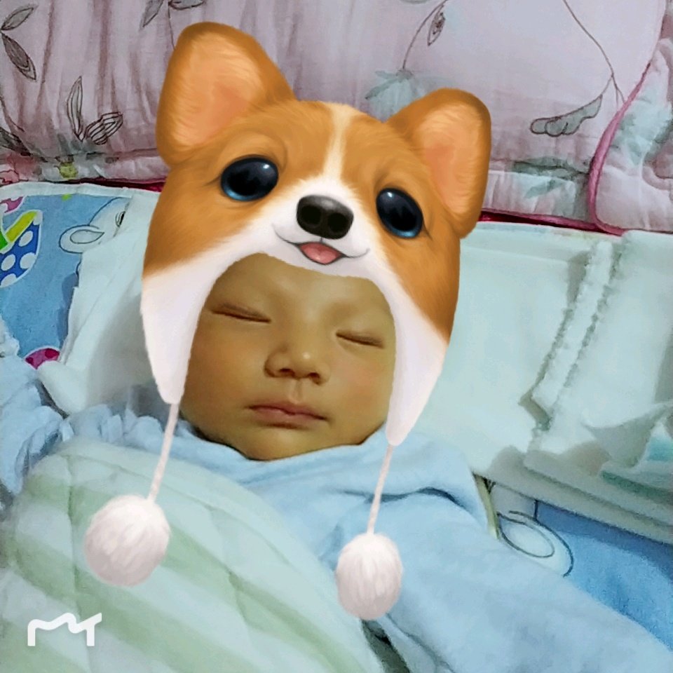 宝贝小满月了
