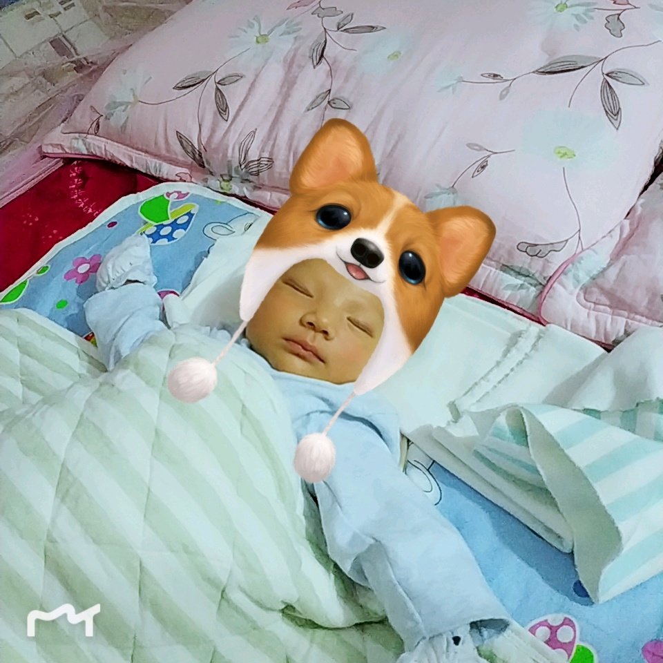 宝贝小满月了
