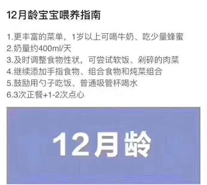 6--24月辅食喂养指南