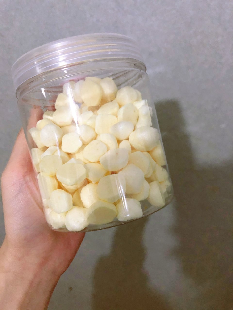 给我家小宝贝做的溶豆～