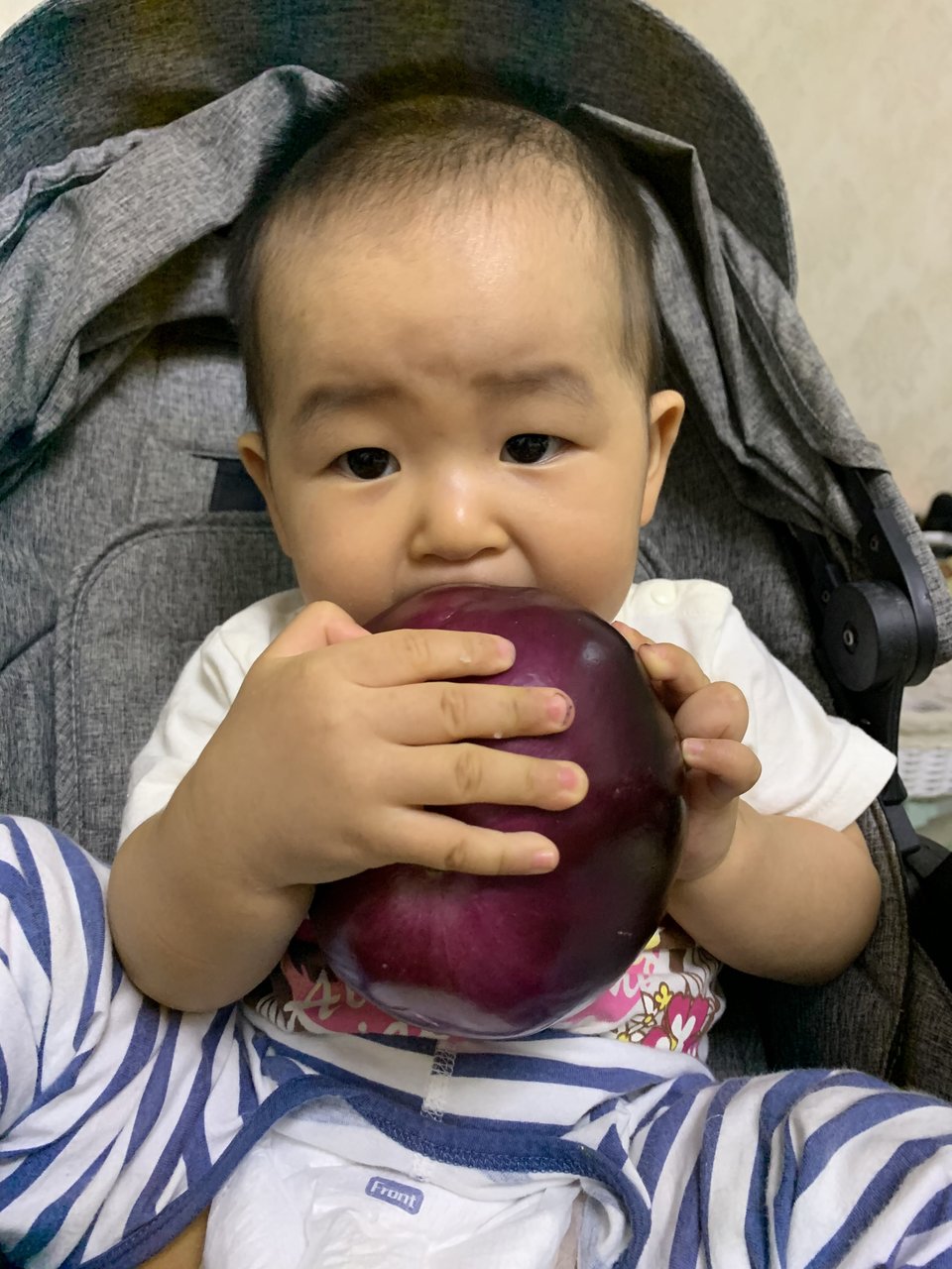 宝宝生吃茄子🍆宝妈的心酸