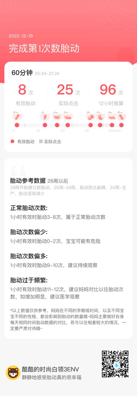「孕32周4天」 和宝宝的互动瞬间~